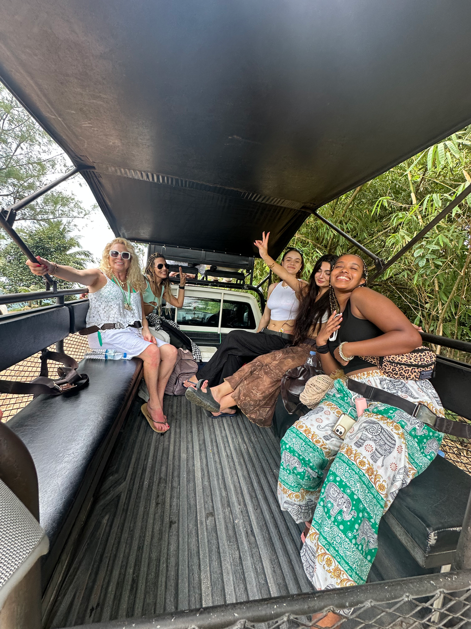 Picture of girls from Wild and Free trip